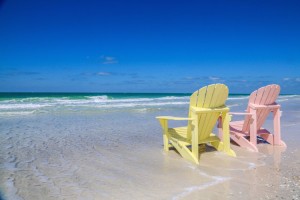 Anna Maria Island The Beach Cruiser chairs in the sand